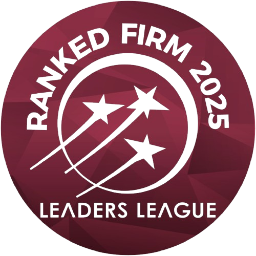 Leaders League logo 2025 Ranked Firm